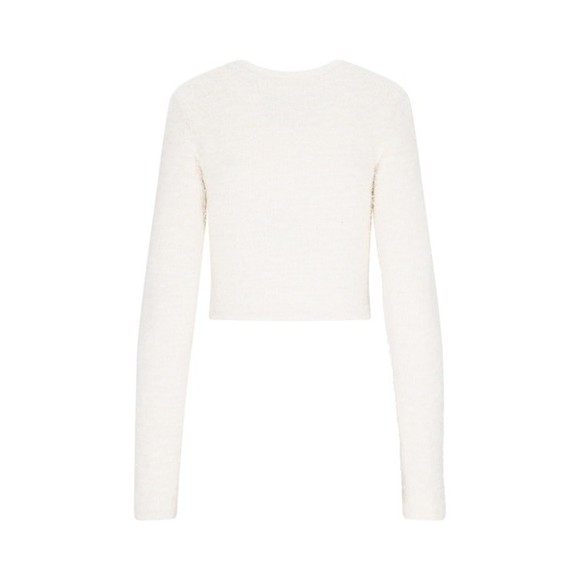 Balenciaga Crop Button Cardigan – White - NWT - Picture 2 of 5